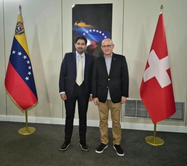 Llega a Venezuela el nuevo embajador de Suiza, Martín Maier
