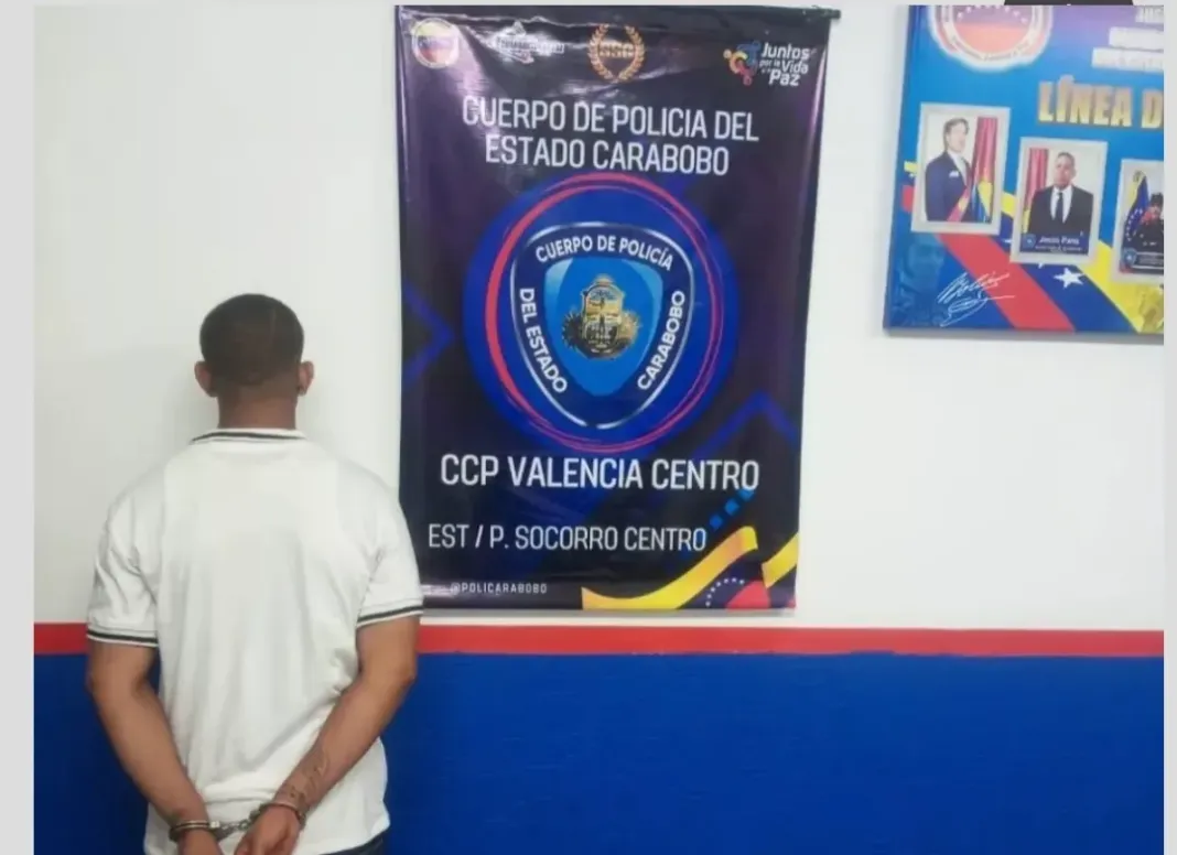 Capturado sujeto que robó a una adulta mayor en el casco central de Valencia