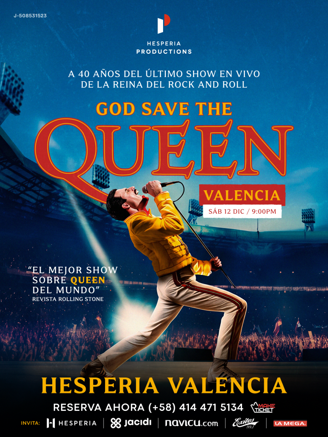 God Save The Queen llega a Valencia como parte de su gira mundial 2026