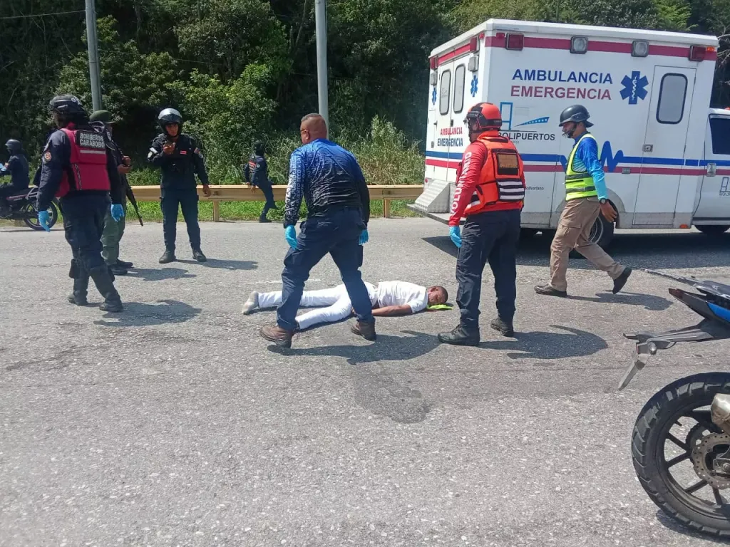 Motorizado falleció tras sufrir aparatoso accidente vial en Puerto Cabello