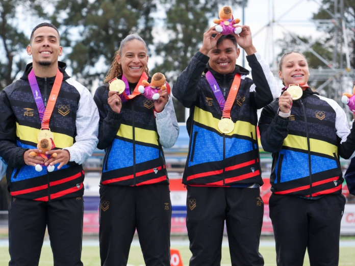 Venezuela conquista el relevo mixto 4×100 en Santa Fe