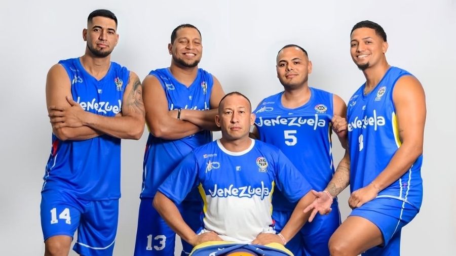Selección de Venezuela con discapacidad auditiva al mundial 3x3 de baloncesto