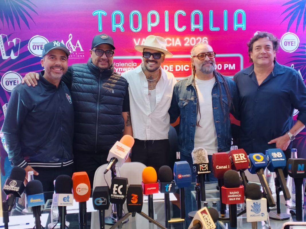 Carabobo recibirá el festival Tropicalia con Oscar D’ León, Tito Nieves, Alain Pérez y Luis Fernando Borjas