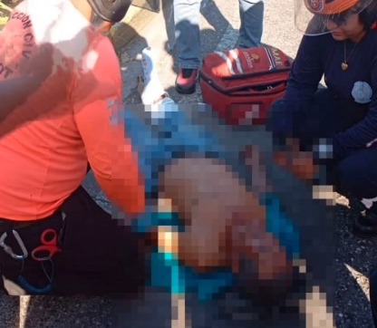 Motorizado lesiona a carabobeño tras atropellarlo en Aragua