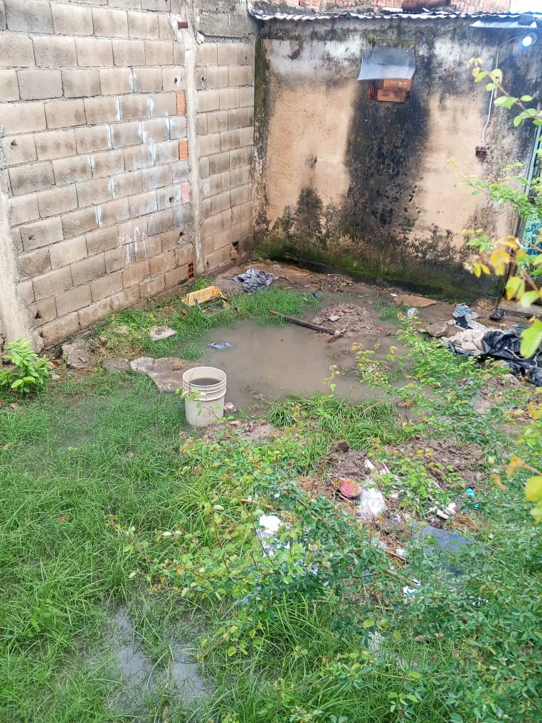 Aguas residuales inundan vereda 27 de Las Palmitas tras cinco meses de colapso de cloacas