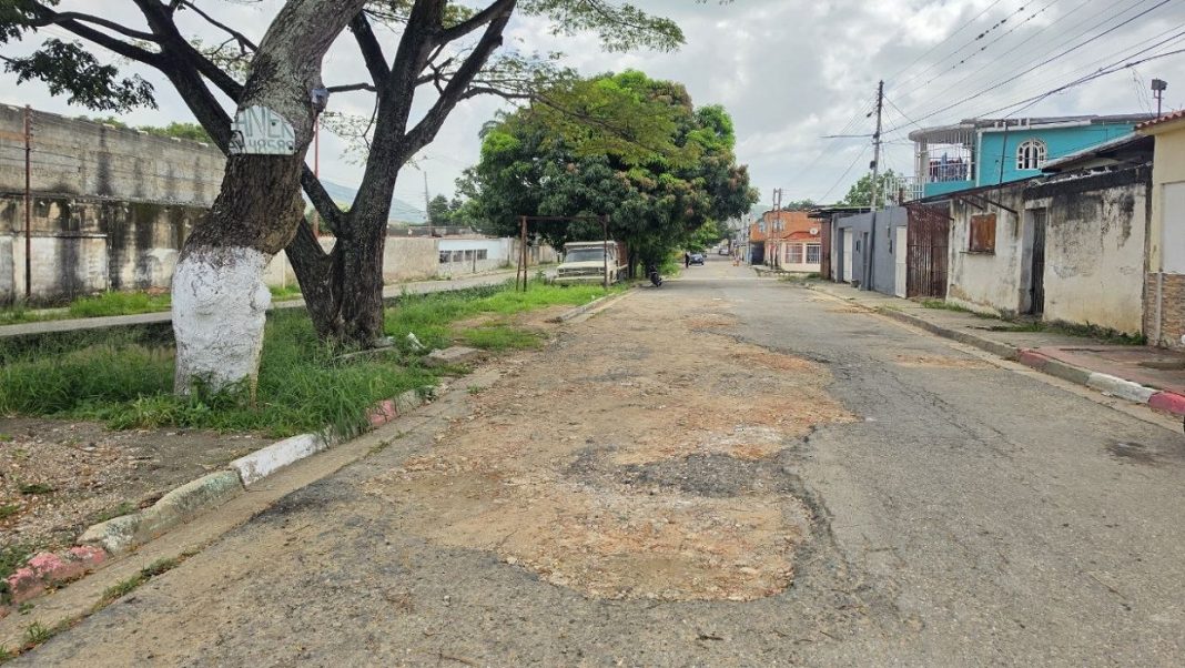 Habitantes del barrio La Cidra solicitan reparación de las calles en mal estado