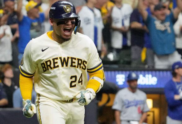 William Contreras lideró la victoria de los Cerveceros ante los Dodgers