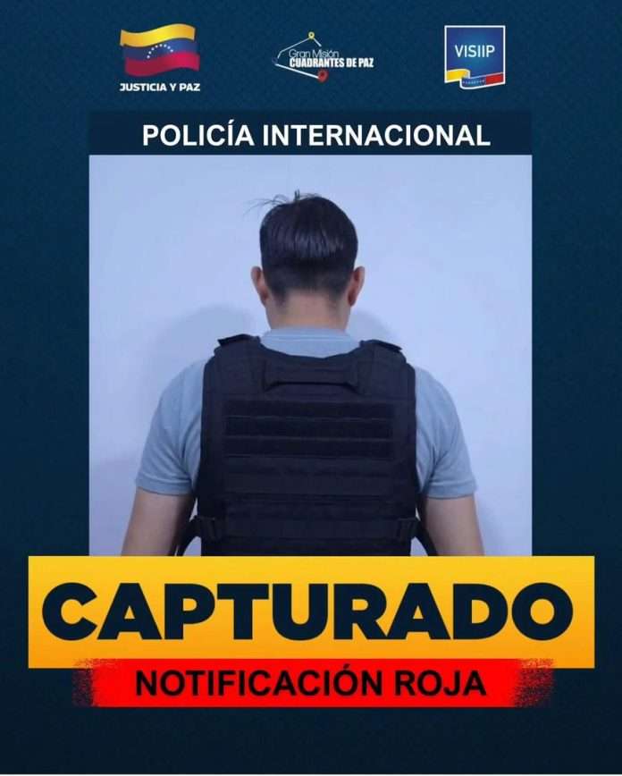 Capturan en Venezuela a solicitados en Brasil y Perú por la Interpol