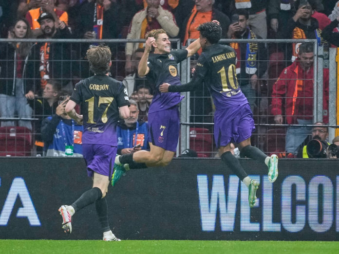 Barcelona reaccionó con la magia de Lamine Yamal y sigue perfecto en la Champions