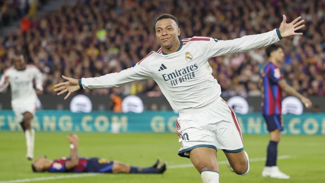 Real Madrid tiñó de blanco El Clásico