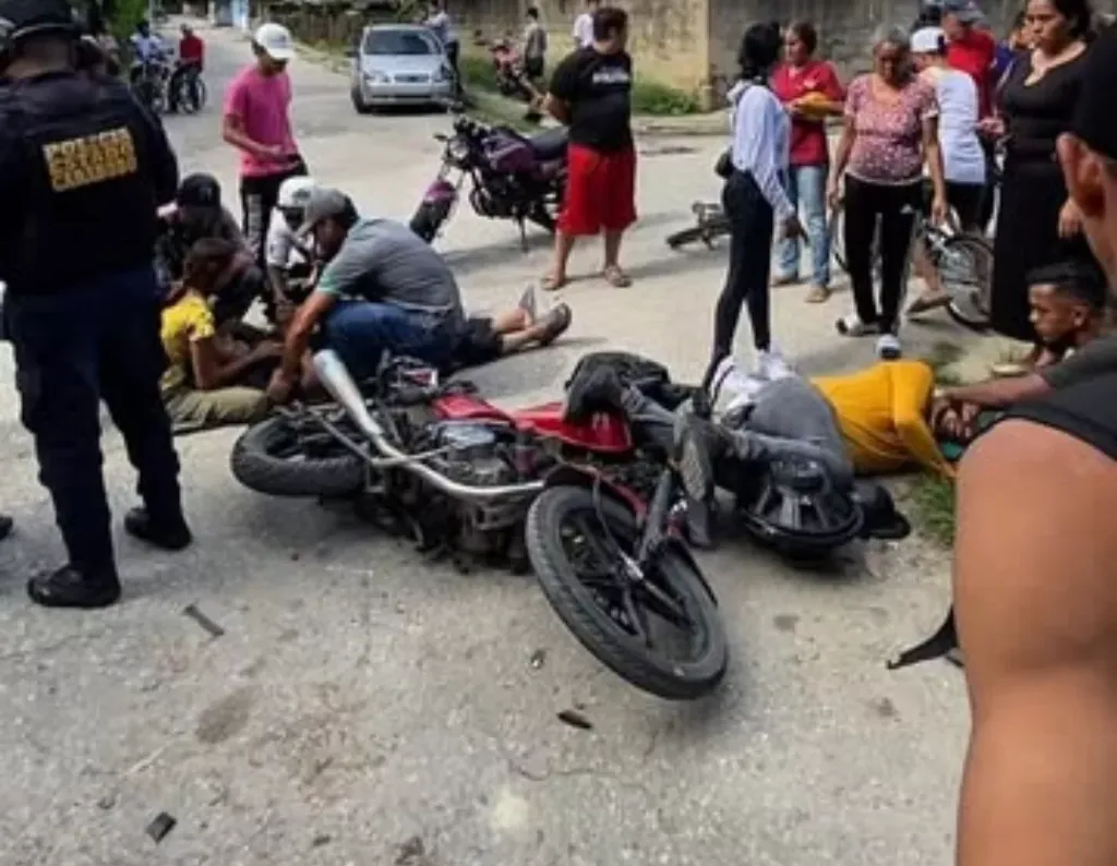 Tres heridos dejó choque entre dos motocicletas en Yagua