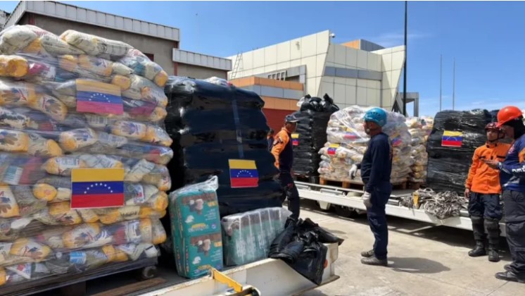 Venezuela envía cargamento de ayuda humanitaria a Panamá tras terremoto