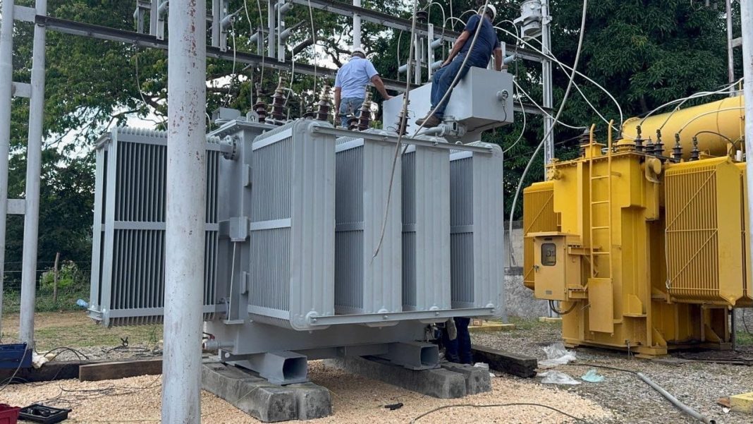 Corpoelec reemplazó transformador en la subestación Vigirima de Guacara