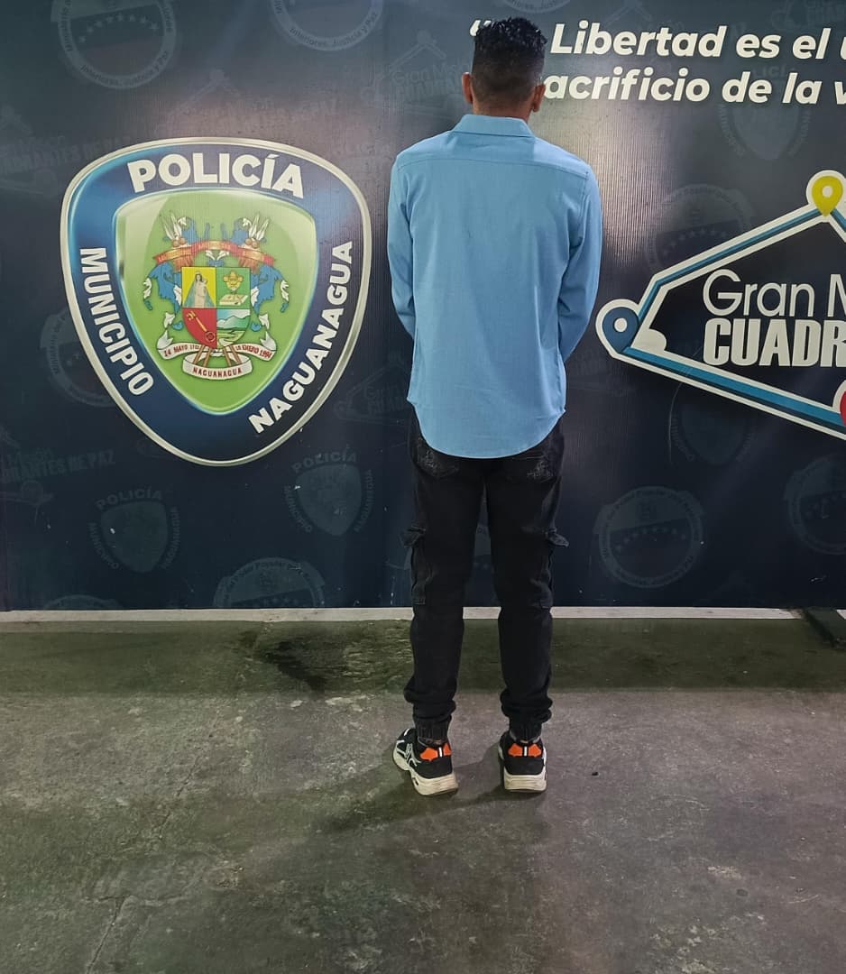 Atrapan a sujeto solicitado por la justicia en Naguanagua