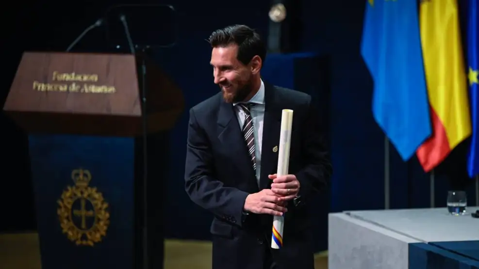 Messi recibió el premio Princesa de Asturias de los Deportes 2026